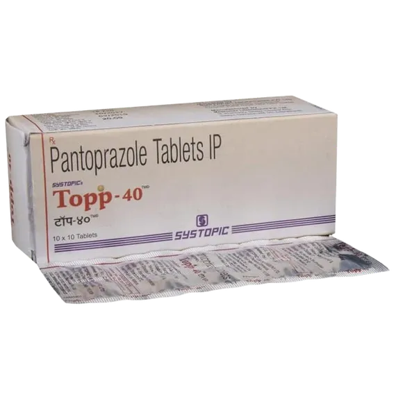 topp 40mg tablet 10's